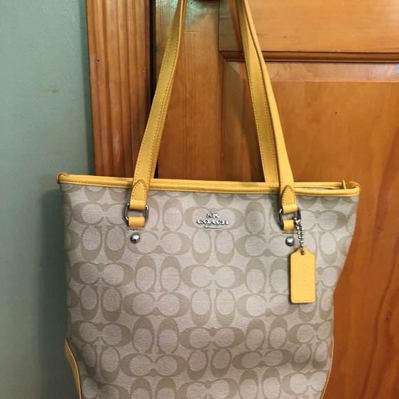 Coach Handbags - coach signature tote bag